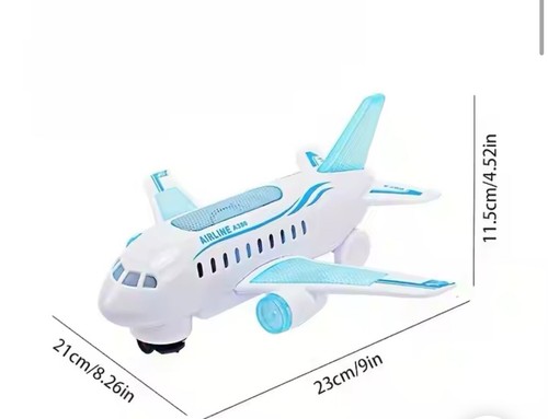 Elektronisches Flugzeug Spielzeug mit Musik Autopilot Blitz Sound - Bild 2 von 8