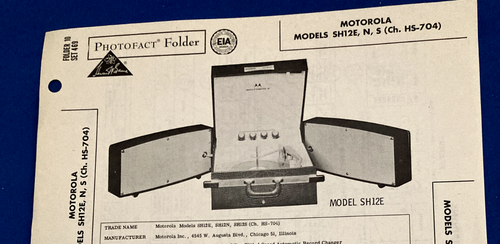Sams Photofact Vintage Manuals Schematics turntables and Consoles, Phonographs - Picture 53 of 60
