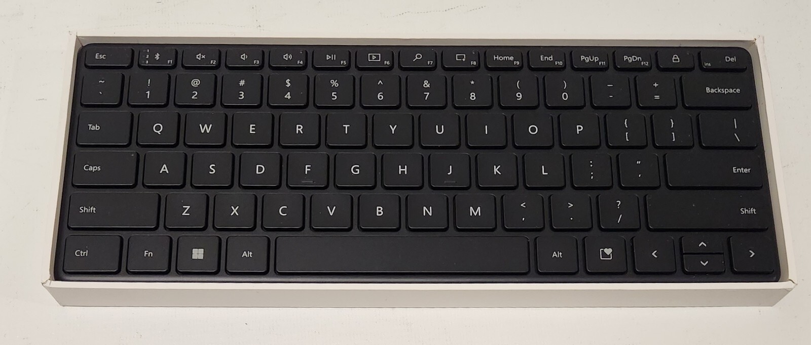 Microsoft - Designer Compact Wireless Keyboard - Matte Black