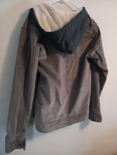 Tony Hawk Mens' Sherpa Lined Hoodie Corduroy Jacket MENS Size Small - Picture 7 of 10