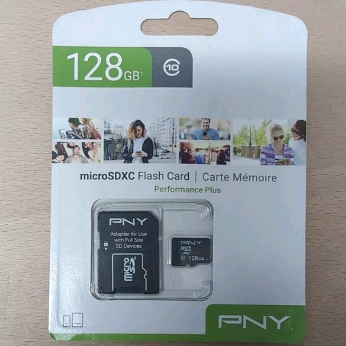 (ZZ) PNY 128gb MicroSDXC Flashcard, nuova