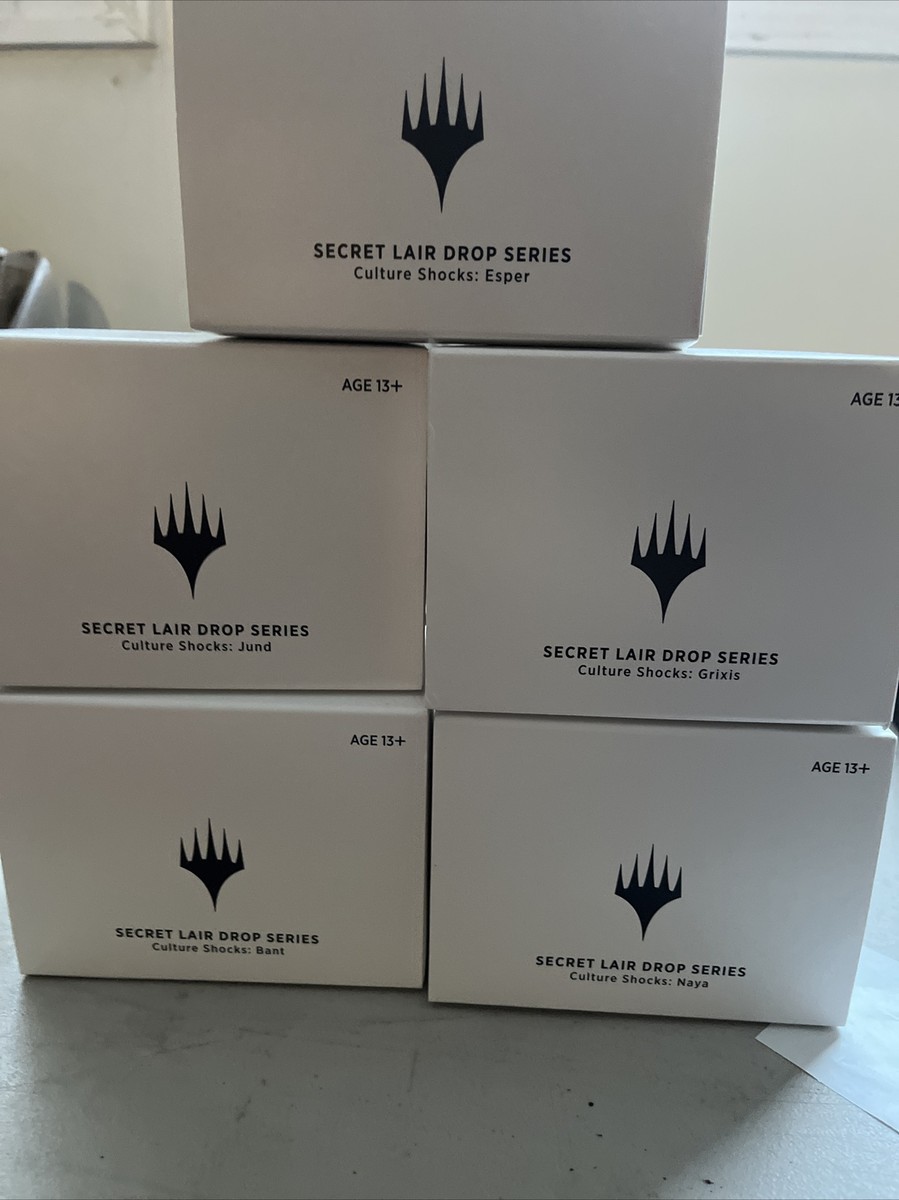 Secret Lair「Culture Shocks」 5箱セット　MTG Amazon.com: Secret LAIR Culture Shocks: Esper MTG Shockland