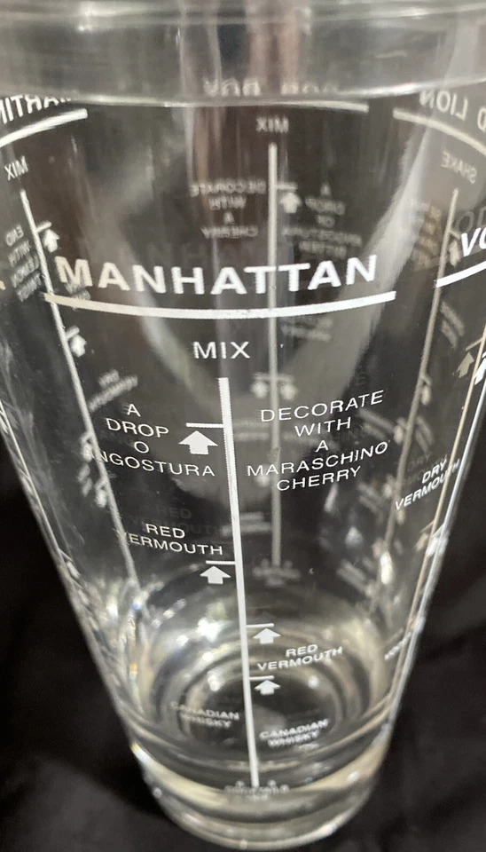 Coctelera acrílica DANSK Taiwán de colección rara en muy buena condición Foto 4 de 4