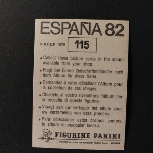 Panini Espana 82 WC WM World Cup 1982 ORIGINAL Sticker aussuchen - select TOP - Zdjęcie 133 z 415