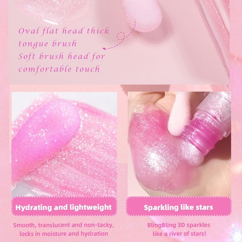 2pcs Color Changing Lip Oil Long Lasting Nourishing Lip Glow Oil Non-sticky - Picture 11 of 11