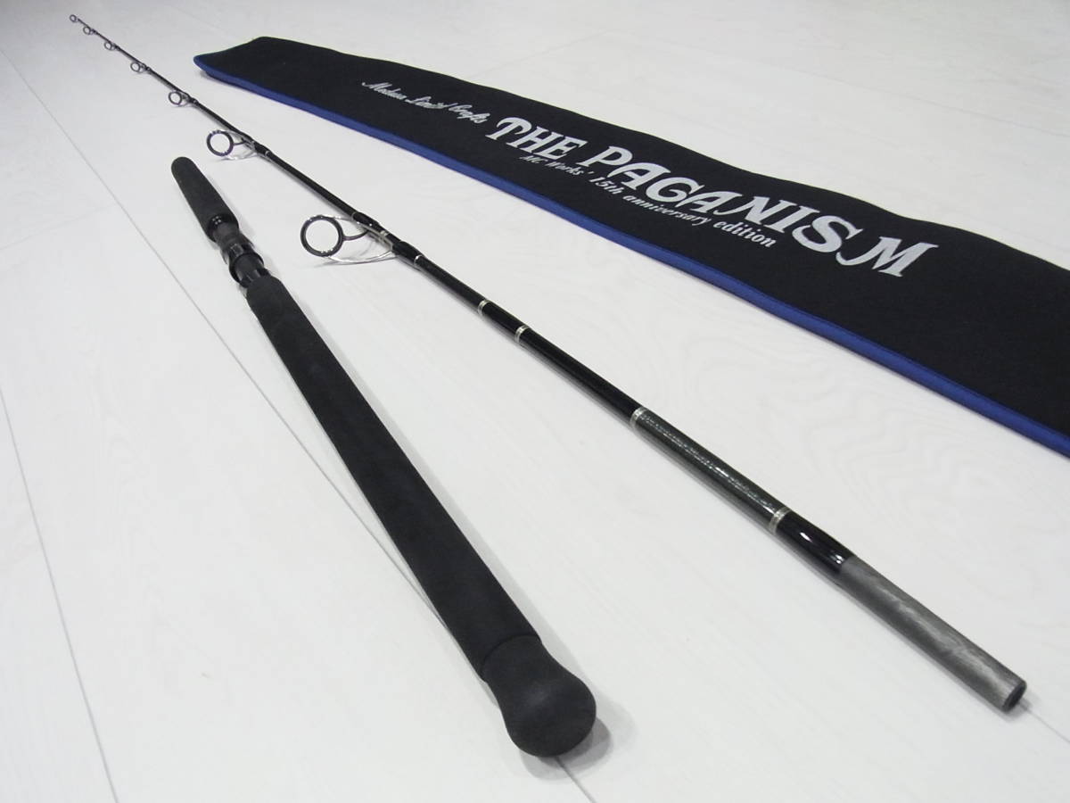 MC Works PAGANISM 824Z-HR 15th Anniversary Edition Lure Spinning Rod Excellent MC Works Edition PAGANISM 824Z-HR 15th Anniversary Edition Works Lure Spinning Rod Excellent 6fe110