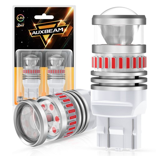 AUXBEAM LED Turn Signal Tail Stop Light Bulbs 3156/3157/7440/7443/1156/1157/T15 - Picture 23 of 26