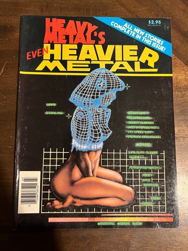 1983 Heavy Metal's Even Heavier Metal Magazine - Sci-Fi & Fantasy Comic Zine