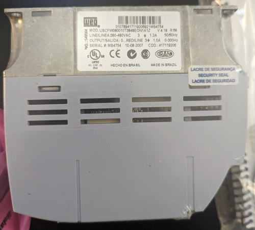WEG USCFW080010T3848EON1A1Z Vektor-Wechselrichter Plus CFW08, Neu! - Bild 5 von 9