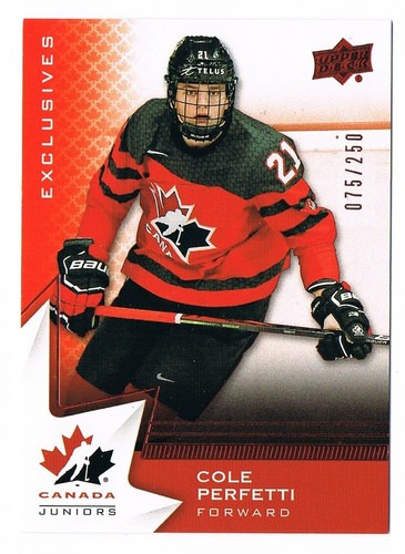 2020-21 Upper Deck Team Canada Juniors UD Exclusives #/250 #/165 Pick From List - Picture 2 of 26