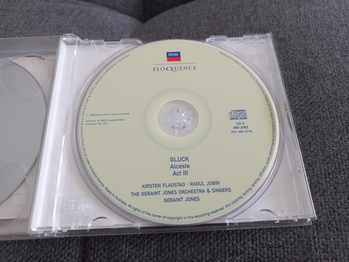 Gluck Alceste 3 CD Flagstad Geraint Jones VGC - Picture 3 of 5