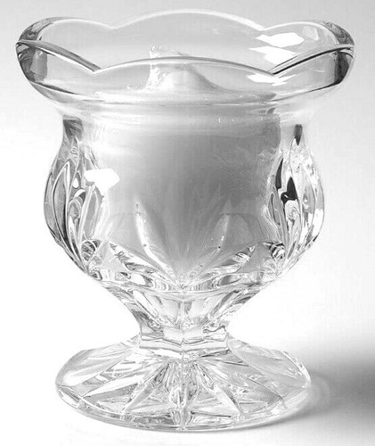 Royal Limited Crystal Czech 24% Lead 5 1/2" Crystal Candle Holder w/tag - Picture 2 of 6