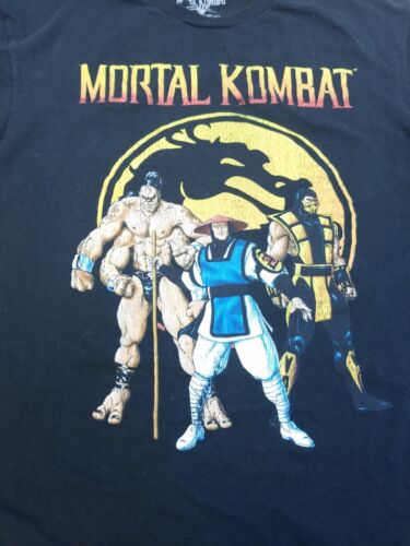 Mortal Kombat Shirt L Vintage Klassic Rare Scorpion Raiden Goro Dragon - Picture 2 of 4
