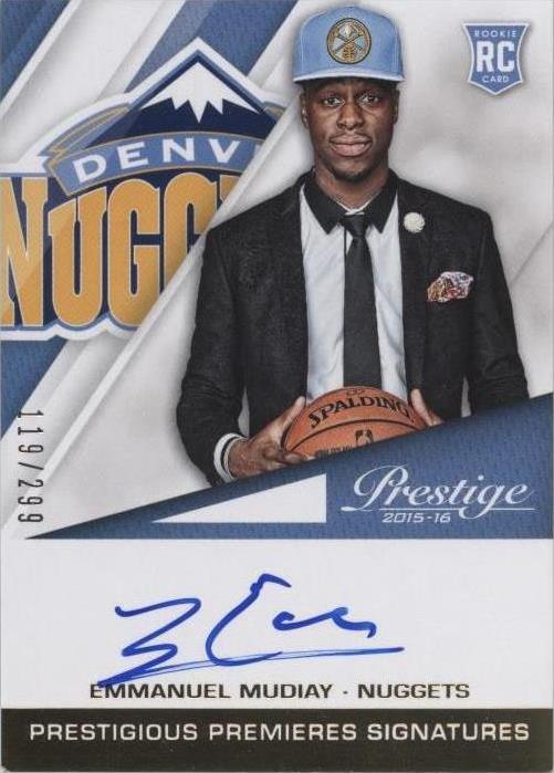 2015-16 Panini Prestige - Emmanuel Mudiay #PPS-EM - 1 of 2