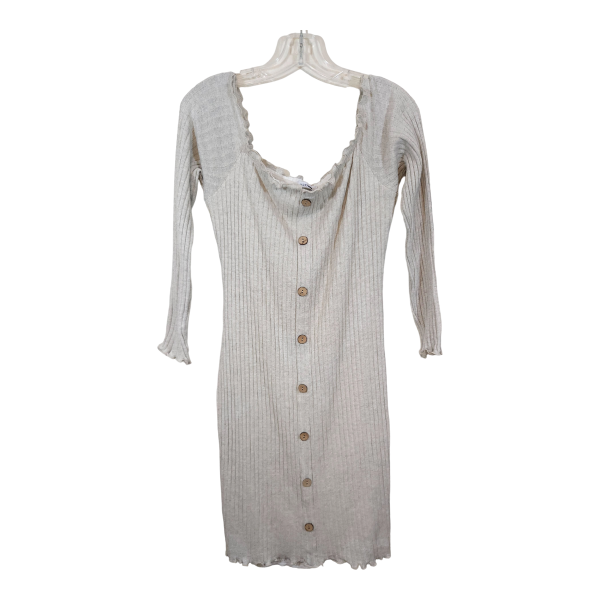 Fashion Nova Jacklyn Off-Shoulder Mini Dress Oatmeal - Women's Plus 3X  (EUC) | eBay