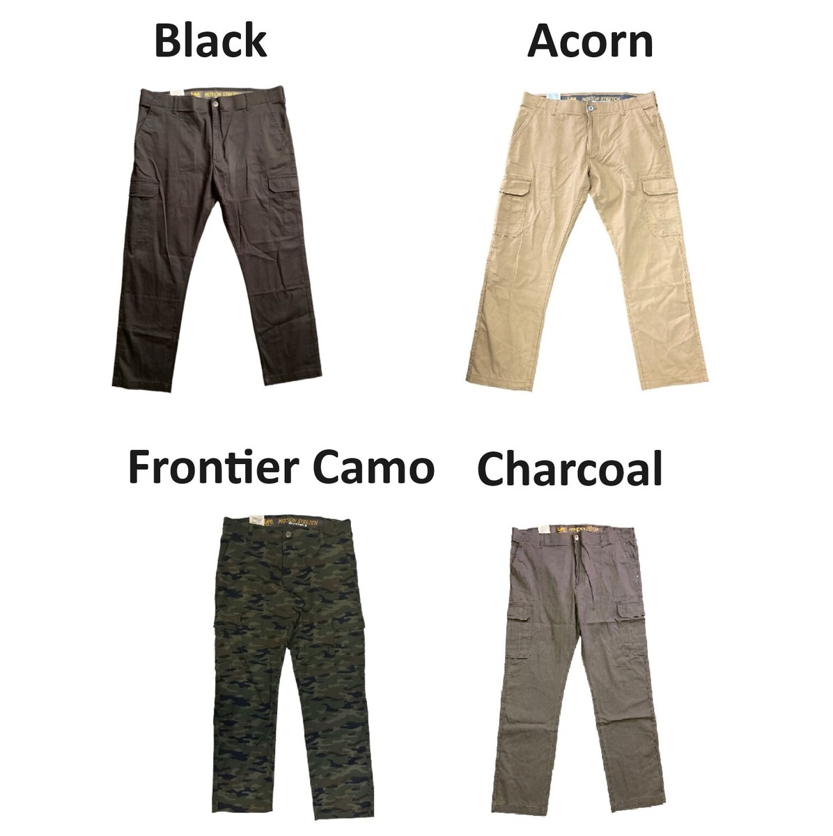 Lee Men's Regular Fit Straight Leg Motion Stretch Cargo