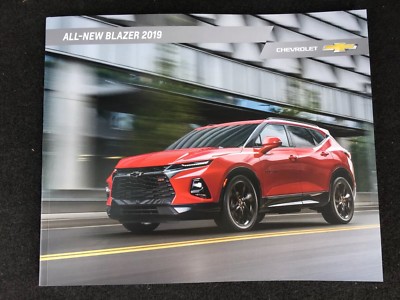2019 CHEVY BLAZER 40-page Original Sales Brochure (ALL NEW!!!)