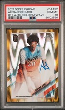 Alexandre Sarr AUTO Gold /50 2021-22 Topps Chrome Overtime Elite OTE PSA 10 Alex