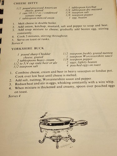 It's Fun To Fondue Cookbook Recipes Vintage 1971 M.N. Thaler - Imagen 3 de 6