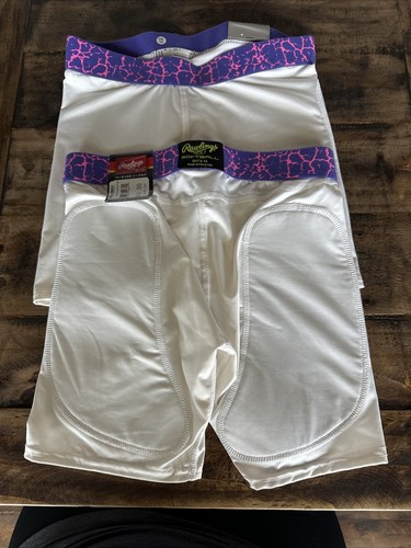 Girls Rawlings Slider Shorts, Size Medium, 2 Pairs - Picture 2 of 3