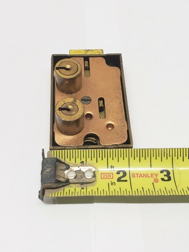 yale Safe deposit lock with Renters keys, steel case, No guard key, right hand - Picture 6 of 8