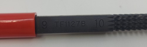 Snap On Tools TF1127B Thread File w/ Grip Sizes 9 10 12 16 20 27 28 & 32 USA - Picture 2 of 3