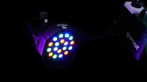 (8) Rockville RockPAR50 LED RGB Compact Par Can DJ/Club DMX Wash Lights - Picture 9 of 11