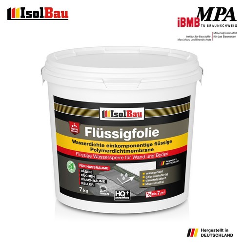 Flüssigfolie 7 kg Dichtfolie Duschabdichtung Abdichtfolie Bad Dusche Küche - Bild 1 von 13