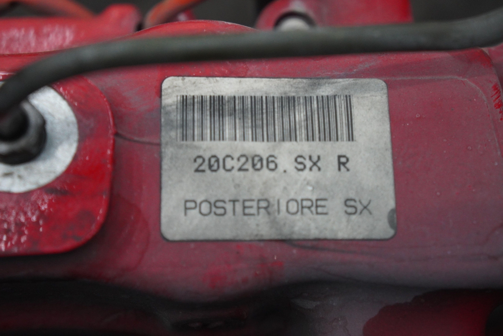 Rear Left Brake Caliper Red 311670 OEM Ferrari California T 2015-18