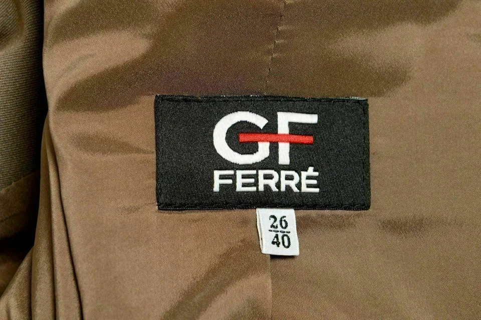 Blazer para mujer Gianfranco Ferre gris dos botones US S IT 40 Foto 4 de 4