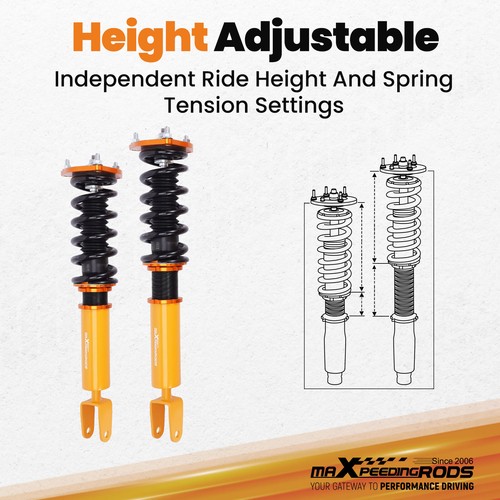 Front + Rear Coilovers Kit Shocks Struts For Lexus LS460 2007-16 RWD ONLY - Picture 11 of 12