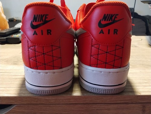 Size 12 - Nike Air Force 1 Low University Red Light Smoke Grey - Picture 5 of 5