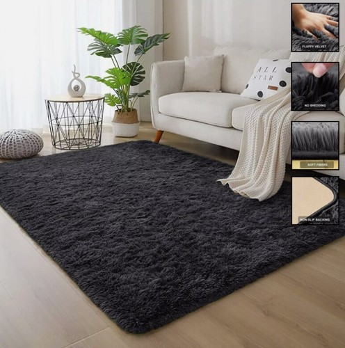 Ultra Soft Fluffy Shag Carpet - Ideal for Spacious Bedroom and Living Room Areas - Picture 3 of 118