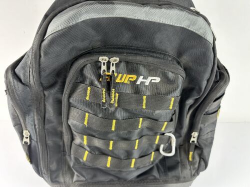 AWP HP Black Extreme Tool Backpack w/Treaded Rubber Bottom & Ballistic Nylon - Picture 2 of 6