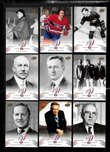 2008-09 MONTREAL CANADIENS CENTENNIAL 100th 1-200 + 50 CENTS & BANNER SEE LIST - Picture 160 of 267