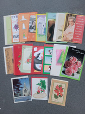Lot of 18 Assorted Greeting Cards, Halloween, Christmas, Birthday, Sympathy