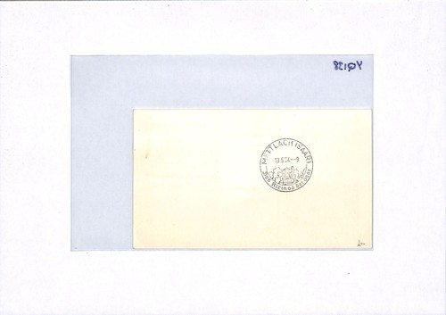 Germany SAAR BALLOON MAIL FDC Card *HELVETIA* Air Mail 1954 LUXEMBOURG YQ138 - Picture 10 of 12