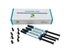 Dental DENGEN Flow Resin Light Cure Composite Flow Resin Nano Hybrid 2Gm