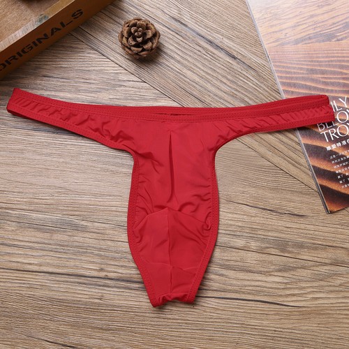Sissy Men's Lingerie Briefs Bikini Back Ruched Pouch Panties Thong Underwear - Picture 57 of 64