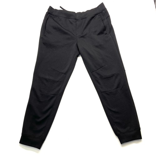 VRST Jogginghose Herren groß schwarz Taschen Gummibund spitz zulaufendes Bein Pull On
