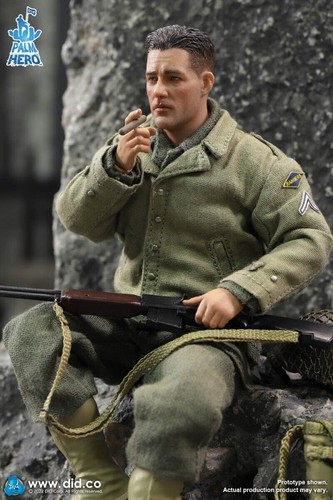 DID XA80012 WWII US 2nd Ranger Battalion Private First Class Reiben 1/12 FIGURE - Picture 7 of 12