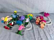 1992 McDonalds Happy Meal Toys Dinosaurs Dino Motion Complete Lot Of 6 w/U3 Toy