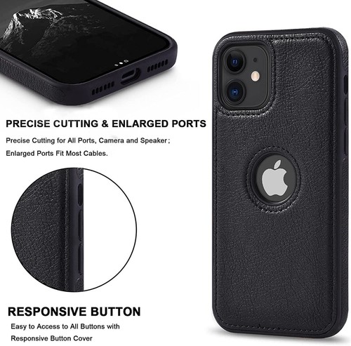 For Apple iPhone 11 11 Pro Max Shockproof Leather Premium Slim Case Luxury Cover - Picture 12 of 29