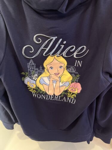 Disney Designer Showcase UK ALICE IN WONDERLAND HOODIE JACKET L XL XXL Ashley E - Picture 4 of 5