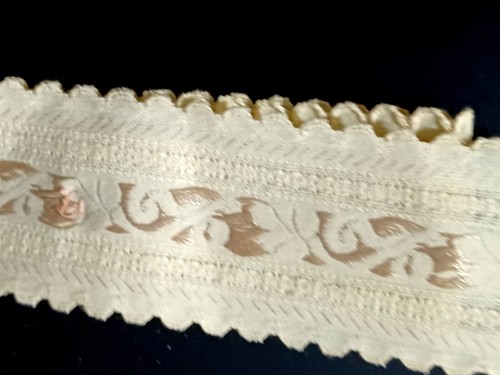 Mystery Trim? Ribbon? Decoration? - Who Knows - Vintage 1950? - 2" x 15" - Picture 8 of 12