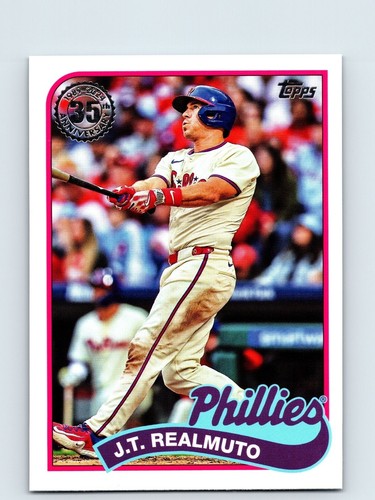 2024 Topps Update #89US-9 J.T. Realmuto 1989 Topps Baseball 35th Anniversary