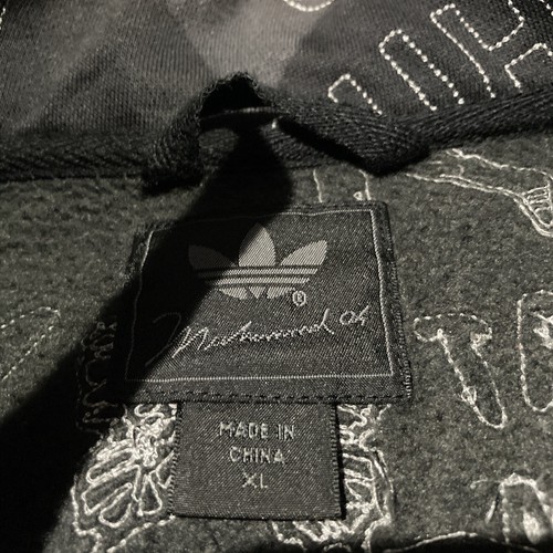 Rare Adidas Muhammad Ali The Greatest Men’s All Over Embroidered Black Jacket XL - Picture 3 of 7