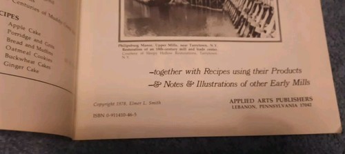 Vtg 1978 Grist Mills of Early America and Today by Elmer L. Smith Photos Recipes - Picture 9 of 11