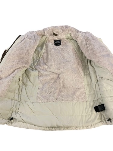 The North Face Brown White Winter Ski Jacket Fur Lined Insulated Women’s Medium - Picture 10 of 13