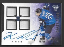 2019-20 Panini Prime Hockey Kaapo Kakko Finland Auto Quad RPA #48/99 PR-KF